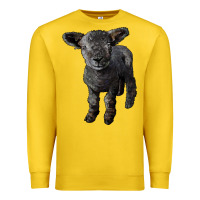 Lemon southdown baby sheep Premium Sweatshirt - LillyAllenDesigns