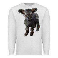 Oatmeal Heather southdown baby sheep Premium Sweatshirt - LillyAllenDesigns