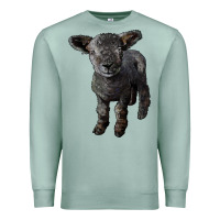 Seafoam southdown baby sheep Premium Sweatshirt - LillyAllenDesigns