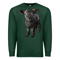 Sports Green southdown baby sheep Premium Sweatshirt - LillyAllenDesigns