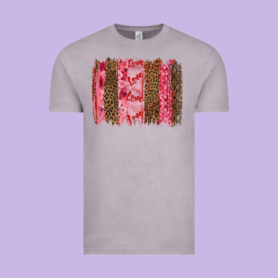 Vintage Tee valentine's day love brushstrokes