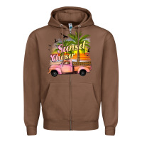 Chestnut sunset chaser Zipper Hoodie - JahusDesignShop