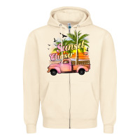 Sandshell sunset chaser Zipper Hoodie - JahusDesignShop
