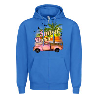 True Royal sunset chaser Zipper Hoodie - JahusDesignShop