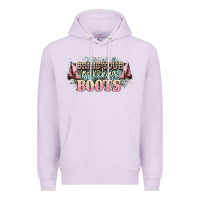 Lilac bring your ass kicking boots Premium Hoodie - NancyCooperArtShop