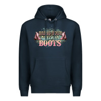 Navy bring your ass kicking boots Premium Hoodie - NancyCooperArtShop