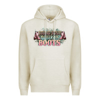Oatmeal Heather bring your ass kicking boots Premium Hoodie - NancyCooperArtShop