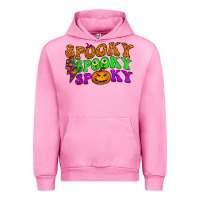 Fuchsia Pink spooky with lightning bolt Urban Hoodie - BundleAndBundleShop