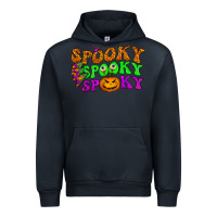 Navy spooky with lightning bolt Urban Hoodie - BundleAndBundleShop