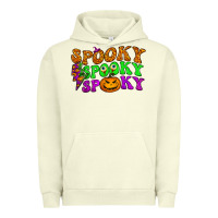Pigment Pistachio spooky with lightning bolt Urban Hoodie - BundleAndBundleShop