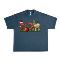 Midnight Navy merry teacher Urban Heavy Tee - BarkalooDesign