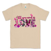 Mushroom all you need is love valentine's day Classic Tee - FaDigitalArtStudio