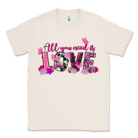 Natural all you need is love valentine's day Classic Tee - FaDigitalArtStudio