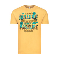 Vintage Mustard theres bullshit everywhere and not a pasture tbw Vintage Tee - texasbilliewilder