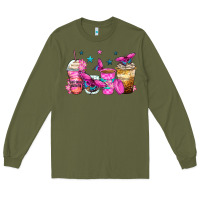 Army Green antisocial butterfly coffee cups Long Sleeve Tee - Zillion Design Studio