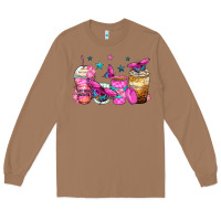 Toasted Coconut antisocial butterfly coffee cups Long Sleeve Tee - Zillion Design Studio