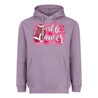 Lavender tackle cancer football leopard Heavyweight Hoodie - AdoDesignShop