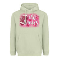 Matcha tackle cancer football leopard Heavyweight Hoodie - AdoDesignShop