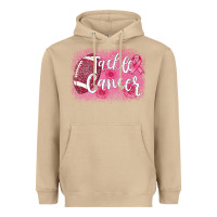 Mushroom tackle cancer football leopard Heavyweight Hoodie - AdoDesignShop