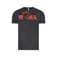 Vintage Black Valentine's day mama black highland cow Vintage Tee - RanaPortraitStore