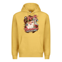 Antique Gold western howdy christmas Premium Hoodie - MaliasSmallBusiness