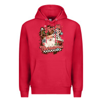 Cardinal western howdy christmas Premium Hoodie - MaliasSmallBusiness