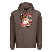 Coffee western howdy christmas Premium Hoodie - MaliasSmallBusiness
