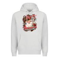 Dove Grey western howdy christmas Premium Hoodie - MaliasSmallBusiness