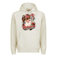 Oatmeal Heather western howdy christmas Premium Hoodie - MaliasSmallBusiness