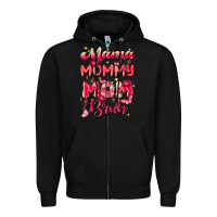 Black mom bruh Zipper Hoodie - JahusDesignShop