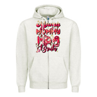 Mom Bruh Zipper Hoodie | Teevron