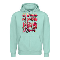 Seafoam mom bruh Zipper Hoodie - JahusDesignShop