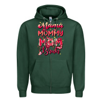 Sports Green mom bruh Zipper Hoodie - JahusDesignShop