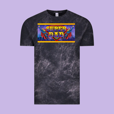 Super Dad Vintage Tee Designed By Barkaloodesign