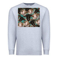 Heather Grey suffolk ewe and merino ram sheeps Premium Sweatshirt - BarkalooDesign