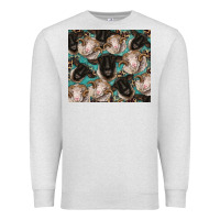 Oatmeal Heather suffolk ewe and merino ram sheeps Premium Sweatshirt - BarkalooDesign