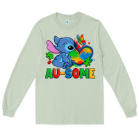 Matcha ausome stitch autism Long Sleeve Tee - Zillion Design Studio