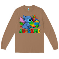 Toasted Coconut ausome stitch autism Long Sleeve Tee - Zillion Design Studio