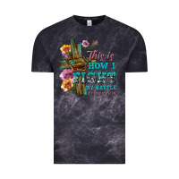Cloud Black this is how i fight my battle tbw Vintage Tee - texasbilliewilder
