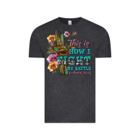 Vintage Black this is how i fight my battle tbw Vintage Tee - texasbilliewilder