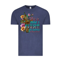 Vintage Denim this is how i fight my battle tbw Vintage Tee - texasbilliewilder