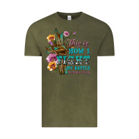 Vintage Olive this is how i fight my battle tbw Vintage Tee - texasbilliewilder