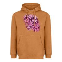 Meerkat pink leopard patch Heavyweight Hoodie - AdoDesignShop