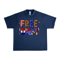 Navy fourth of july freedom Urban Heavy Tee - texasbilliewilder