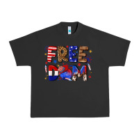 Pigment Black fourth of july freedom Urban Heavy Tee - texasbilliewilder