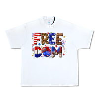 White fourth of july freedom Urban Heavy Tee - texasbilliewilder