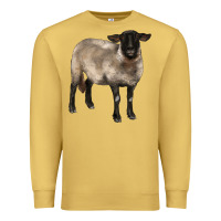 Antique Gold suffolk ewe Premium Sweatshirt - BarkalooDesign