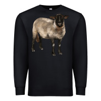 Black suffolk ewe Premium Sweatshirt - BarkalooDesign
