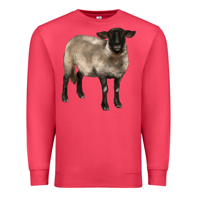 Suffolk Ewe Premium Sweatshirt by BarkalooDesign | Teevron