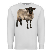 Dove Grey suffolk ewe Premium Sweatshirt - BarkalooDesign